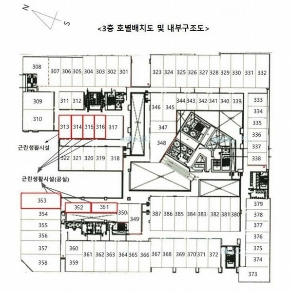 2024타경7019 경기도 하남시 미사강변중앙로 190, 하남미사롯데캐슬스타 3층 352호 근린상가 경매 이미지