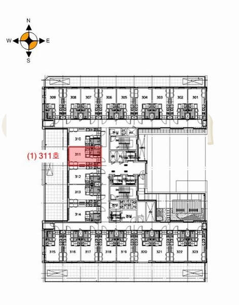 2024타경14253 인천광역시 서구 청라에메랄드로76번길 7, 청라디오스텔 3층 311호 오피스텔[계약17평형] 경매 이미지