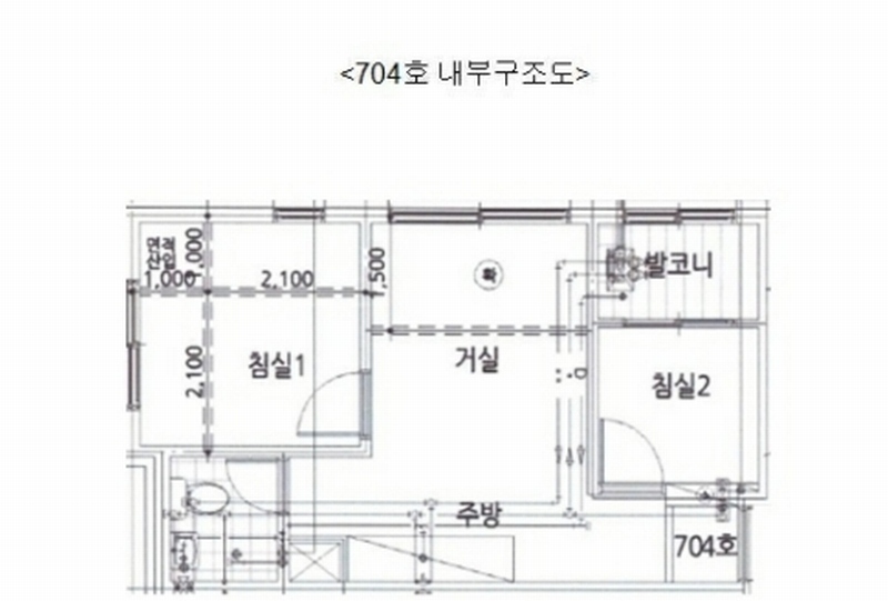 2024타경63181 서울특별시 서대문구 통일로 545, 진성위메이드 7층 704호 다세대(빌라) 경매 이미지