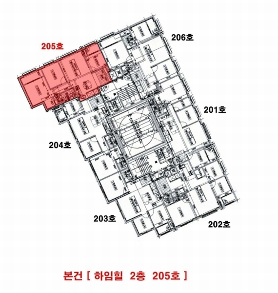 2024타경520727 인천광역시 부평구 장제로84번길 27, 하임힐 2층 205호 오피스텔[계약27평형] 경매 이미지