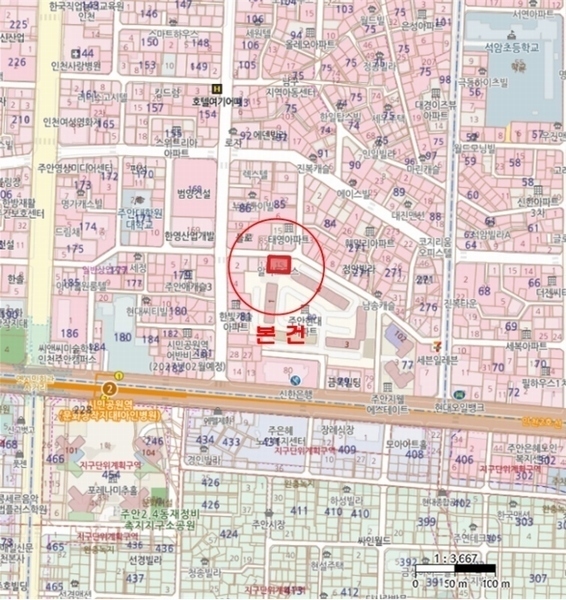 2024타경553048 인천광역시 미추홀구 주안중로16번길 14, 알바트로스 9층 903호 아파트[공급7평형] 경매 이미지