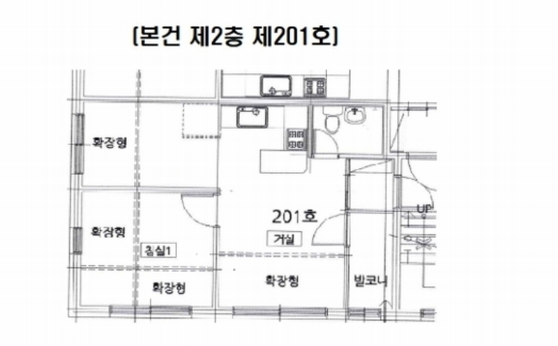 2024타경63495 서울특별시 서대문구 증가로32안길 19, 파크원 2층 201호 다세대(빌라)[공급10평형] 경매 이미지