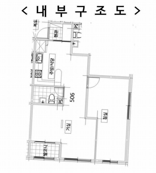 2024타경559015 인천광역시 부평구 장제로52번길 13, 로뎀레뷰 5층 506호 다세대(빌라) 경매 이미지