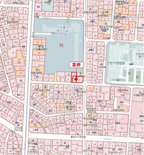 2024타경559770 인천광역시 미추홀구 주안로160번길 54, 이안애비뉴 2층 204호 오피스텔[계약32평형] 경매 이미지