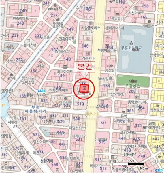 2024타경565058 인천광역시 부평구 장제로 103-1, 티케이리즈빌 10층 1006호 아파트[공급14평형] 경매 이미지