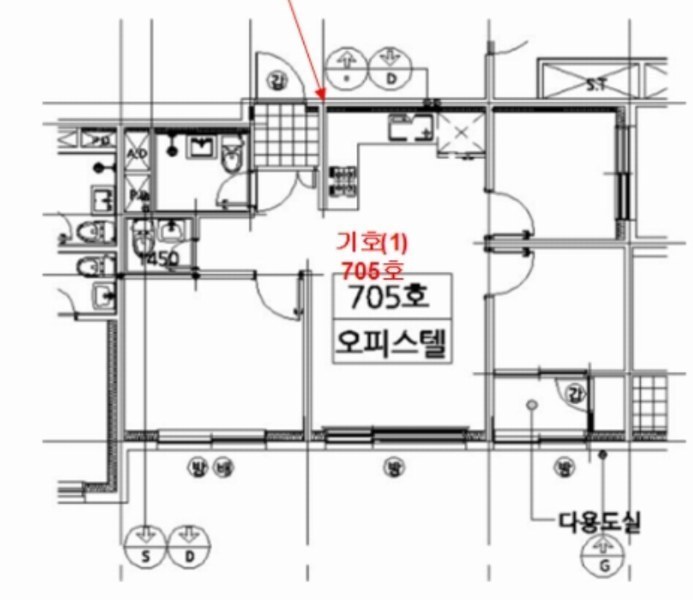 2024타경571374 인천광역시 남동구 예술로192번길 35, 구월룩소르주상복합아파트 7층 705호 오피스텔 경매 이미지