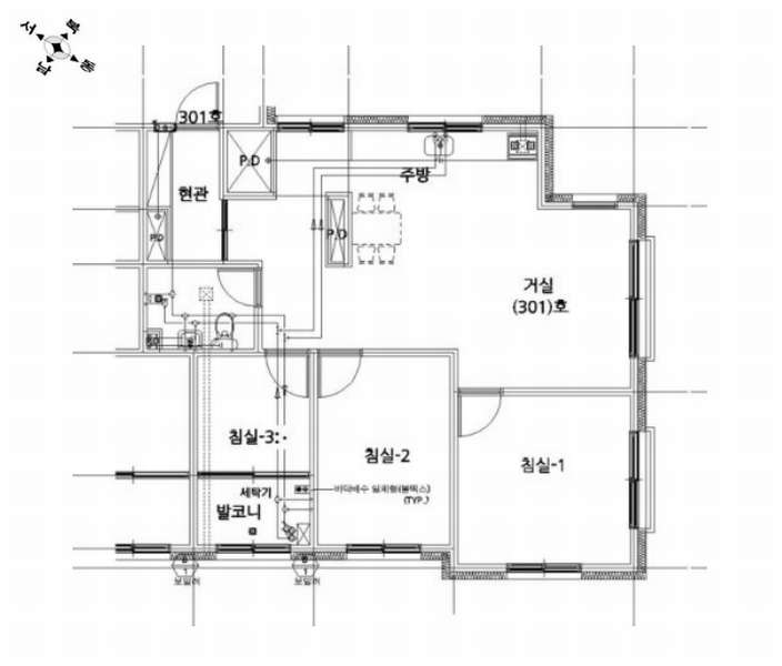 2024타경572780 인천광역시 서구 서달로 202, 늘해찬 1동 3층 301호 다세대(빌라)[공급27평형] 경매 이미지