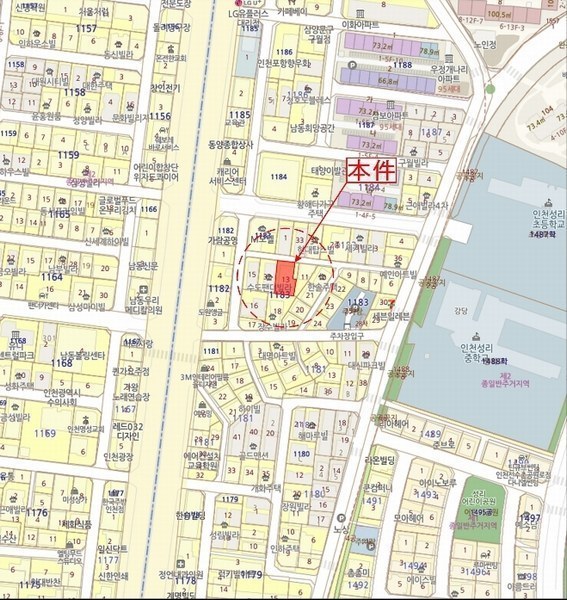 2024타경575130 인천광역시 남동구 성리로27번길 17, 써니하우스 5층 501호 다세대(빌라)[공급22평형] 경매 이미지