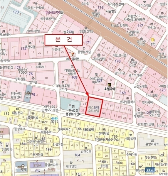 2024타경576652 인천광역시 남동구 석촌로46번길 46, 렉스타워 14층 1402호 아파트[공급16평형] 경매 이미지
