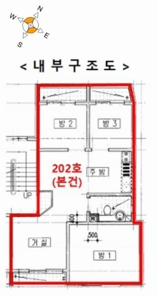 2024타경577402 인천광역시 미추홀구 수봉안길69번길 15, 숭의홈타운 2층 202호 다세대(빌라)[공급20평형] 경매 이미지