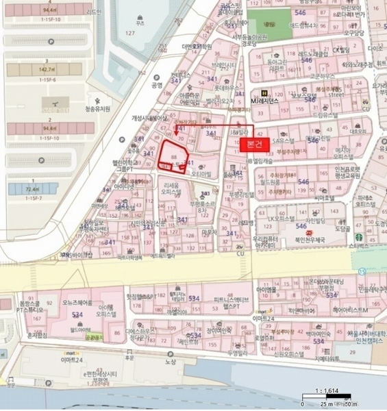 2024타경580897 인천광역시 부평구 부평문화로16번길 13, 하임스토리 4층 406호 오피스텔[계약31평형] 경매 이미지