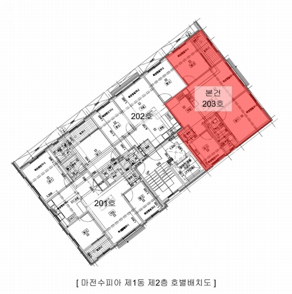 2025타경500379 인천광역시 서구 가현로117번길 60, 마전수피아 1동 2-4층 203호 다세대(빌라)[공급16평형] 경매 이미지