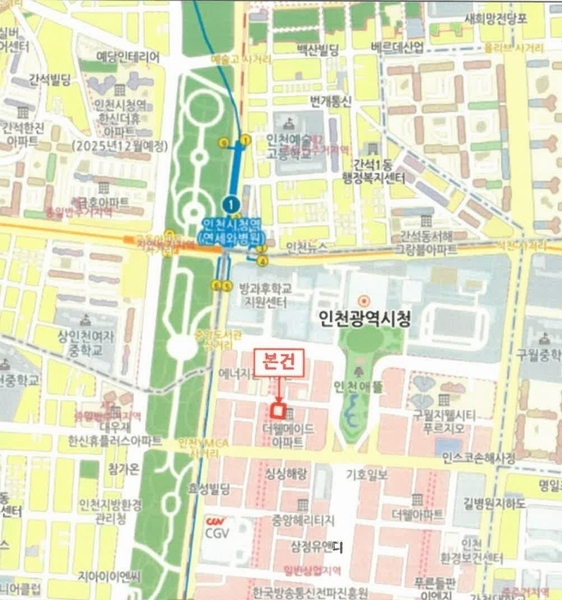 2025타경501914 인천광역시 남동구 예술로226번길 28, 현대홈타운 2층 203호 오피스텔[계약26평형] 경매 이미지