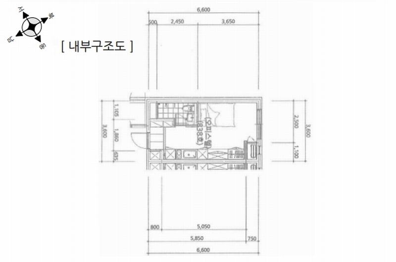 2025타경502092 인천광역시 남동구 남동대로 353, 제이케이루체스타지식산업센터 8층 838호 오피스텔[계약9평형] 경매 이미지