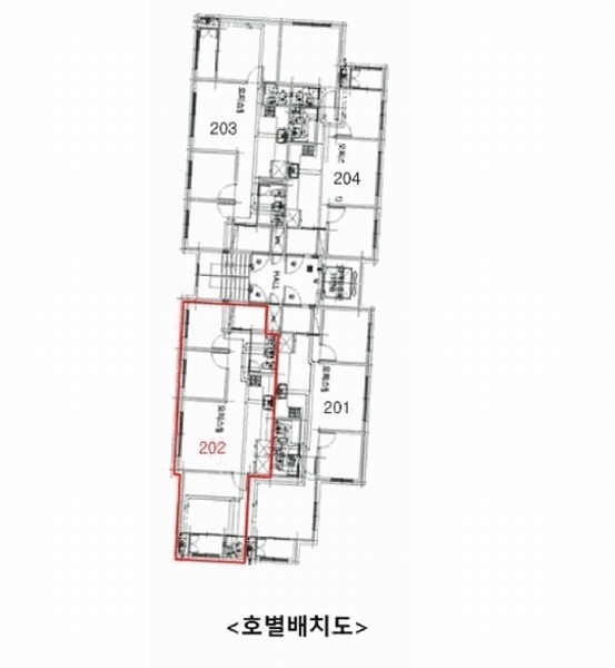 2025타경509084 인천광역시 부평구 부흥로365번길 21, 씨에스캐슬 2층 202호 오피스텔[계약22평형] 경매 이미지