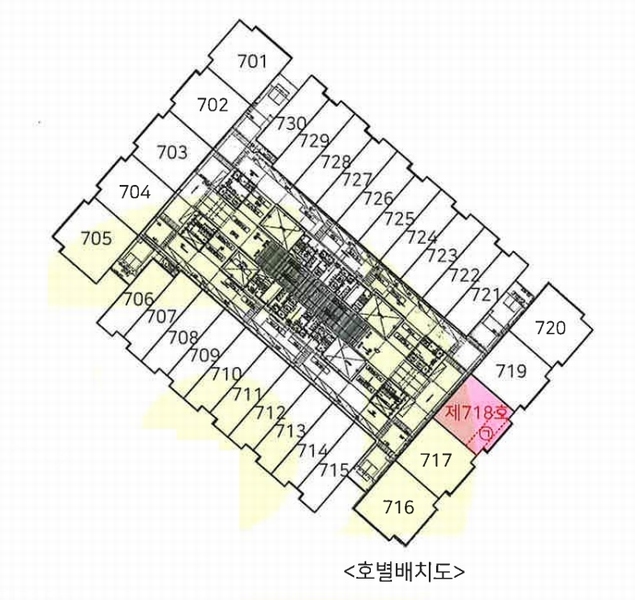 2023타경550806 인천광역시 서구 가람로 14, 인천표면처리센터 공장동 7층 718호 아파트형공장 경매 이미지