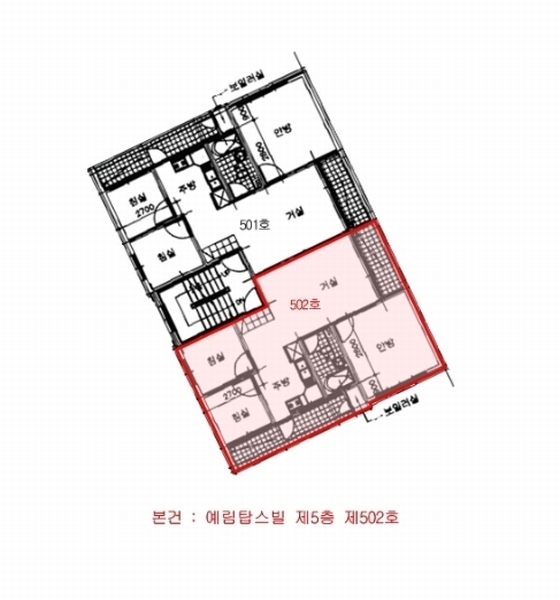 2024타경536104 인천광역시 미추홀구 미추로6번길 21, 예림탑스빌 5층 502호 아파트 경매 이미지