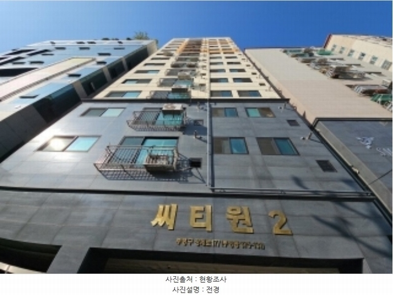 2024타경567795 인천광역시 부평구 장제로 177, 씨티원2 10층 1003호 오피스텔[계약17평형] 경매 이미지