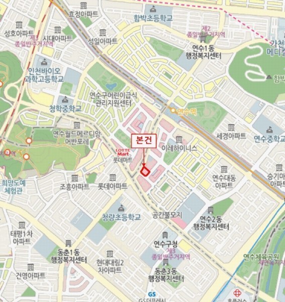 2025타경508143 인천광역시 연수구 먼우금로 190, 연수프라자 5층 519호 다세대(빌라)[공급16평형] 경매 이미지