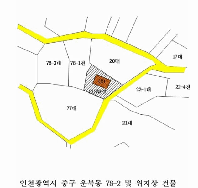2025타경509134 인천광역시 중구 운북동 78-2 창고 경매 이미지