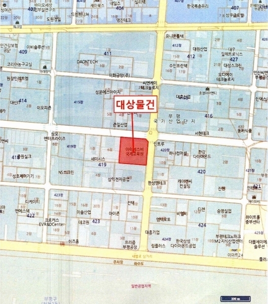 2025타경510715 인천광역시 부평구 새벌로 29, 부평테크노타워 1층 104호 근린상가 경매 이미지