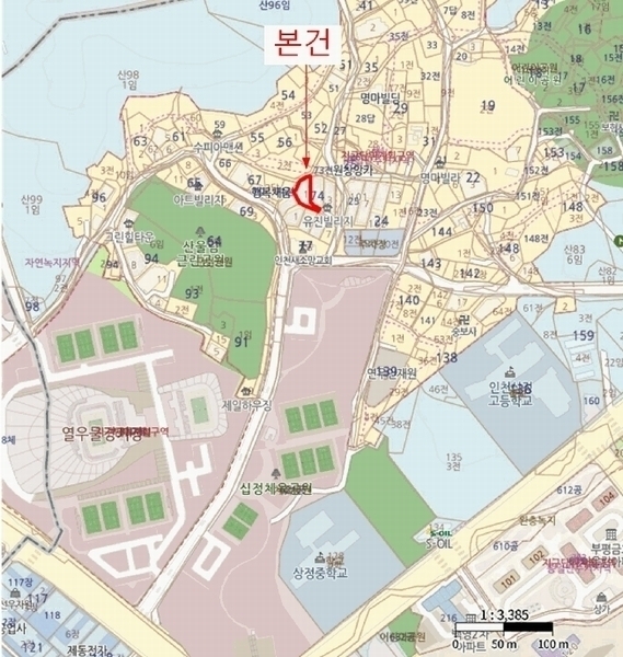 2025타경511509 인천광역시 부평구 함봉로42번길 7-6, 유진빌리지 102동 3층 303호 다세대(빌라)[공급17평형] 경매 이미지