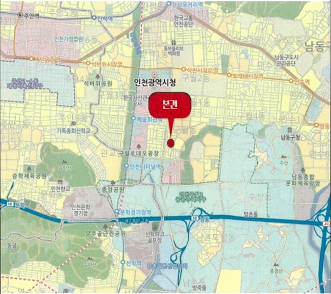 2023타경543853 인천광역시 남동구 남동대로712번길 16, 현대탑스빌 4층 403호 다세대(빌라)[공급17평형] 경매 이미지