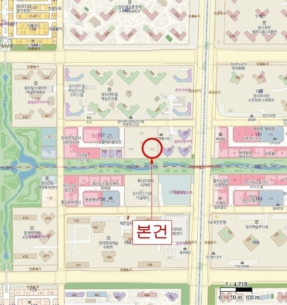 2024타경12530 인천광역시 서구 청라커낼로288번길 26, 현대썬앤빌더테라스 1층 138호 근린상가 경매 이미지