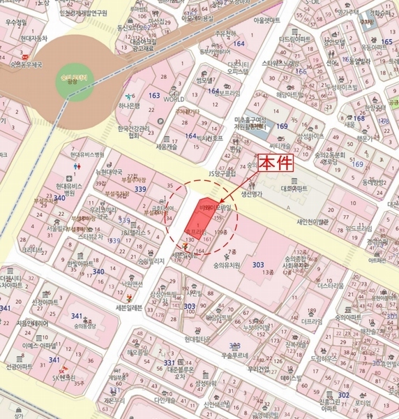 2024타경565010 인천광역시 미추홀구 인주대로45번길 44, 휴프라임 3층 305호 오피스텔[계약32평형] 경매 이미지