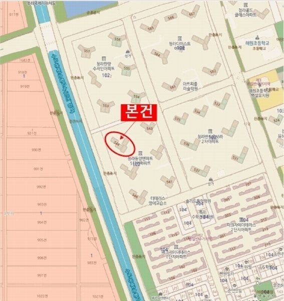 2025타경506827 인천광역시 서구 솔빛로 13, 청라동양엔파트 544동 11층 1103호 아파트[공급44평형] 경매 이미지