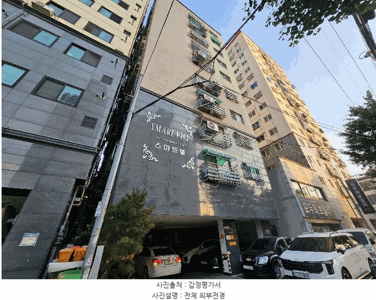 2025타경509414 인천광역시 부평구 장제로 179, 스마트빌 7층 702호 아파트[공급11평형] 경매 이미지