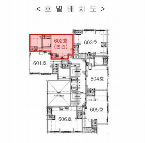 2025타경511965 인천광역시 미추홀구 석바위로80번길 20, 비와이펠리스 6층 602호 오피스텔[계약27평형] 경매 이미지