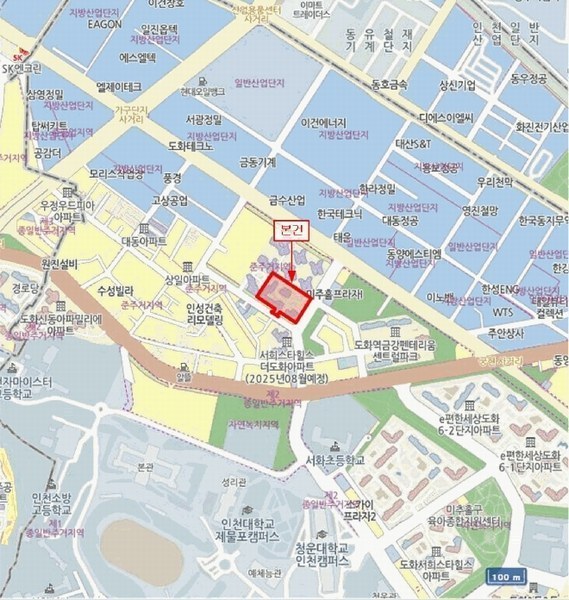 2025타경512435 인천광역시 미추홀구 염전로168번길 28, 도화두손지젤시티 에이동 13층 1306호 오피스텔[계약13평형] 경매 이미지