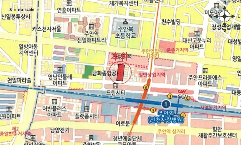 2025타경512488 인천광역시 미추홀구 염창로 35, 베스티움 5층 502호 오피스텔[계약12평형] 경매 이미지