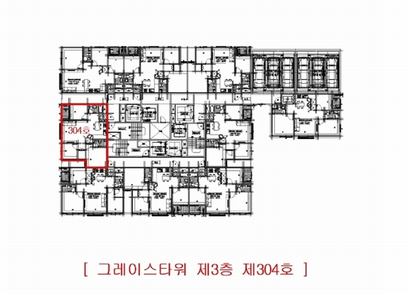 2025타경512529 인천광역시 미추홀구 주안중로16번길 7, 그레이스타워 3층 304호 오피스텔 경매 이미지