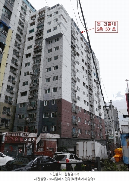 2025타경512664 인천광역시 미추홀구 독정이로9번길 19, 코지팰리스 5층 501호 오피스텔[계약35평형] 경매 이미지