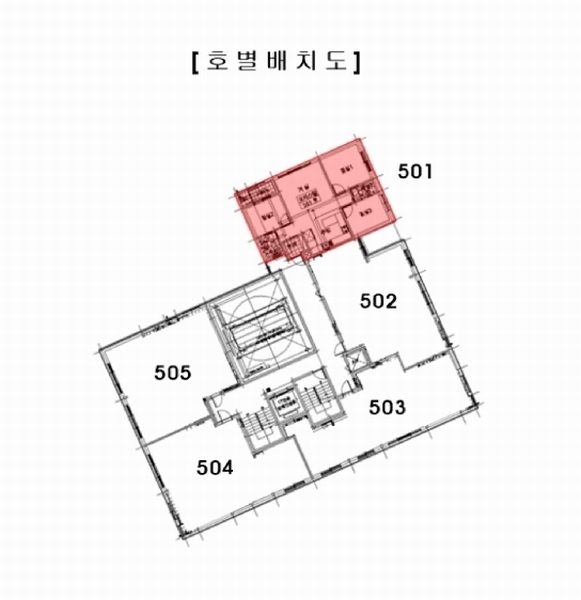 2025타경512697 인천광역시 미추홀구 미추로 50, 아르누보 5층 501호 오피스텔[계약29평형] 경매 이미지