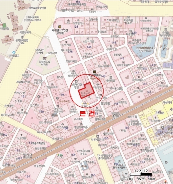 2025타경512697 인천광역시 미추홀구 미추로 50, 아르누보 5층 501호 오피스텔[계약29평형] 경매 이미지