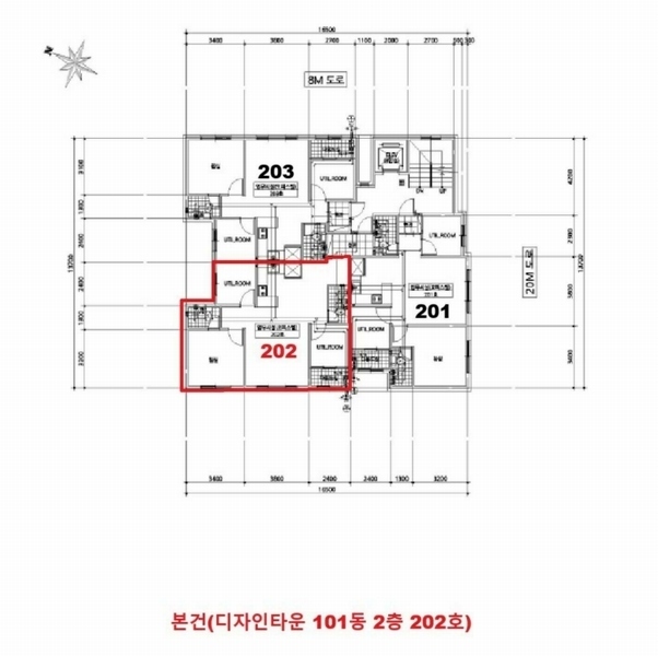 2025타경512794 인천광역시 서구 청마로 111, 디자인타운 101동 2층 202호 오피스텔[계약23평형] 경매 이미지