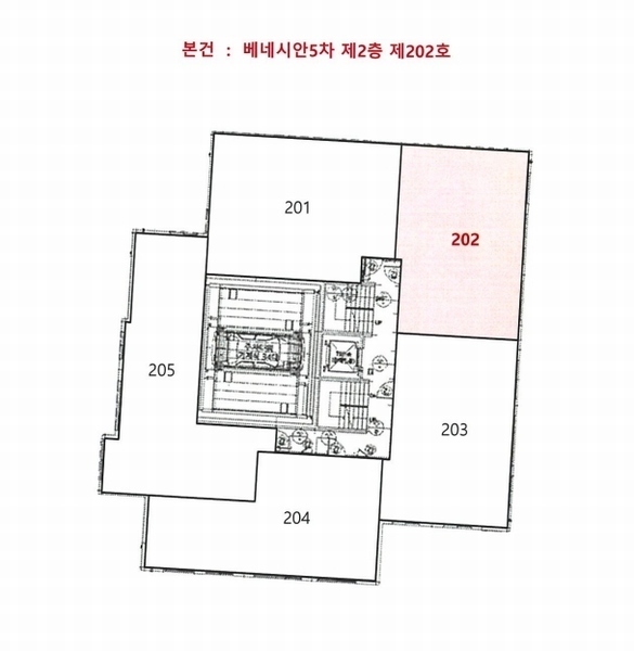 2025타경512875 인천광역시 부평구 주부토로66번길 77, 베네시안5차 2층 202호 오피스텔[계약22평형] 경매 이미지
