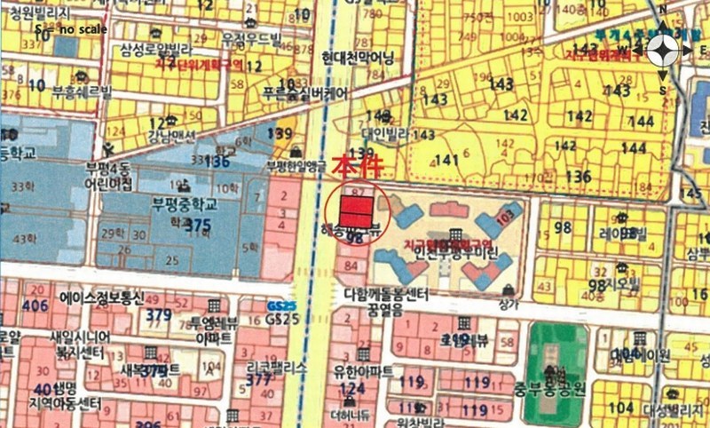 2025타경513449 인천광역시 부평구 장제로 182, 해송파크뷰 10층 1005호 오피스텔 경매 이미지