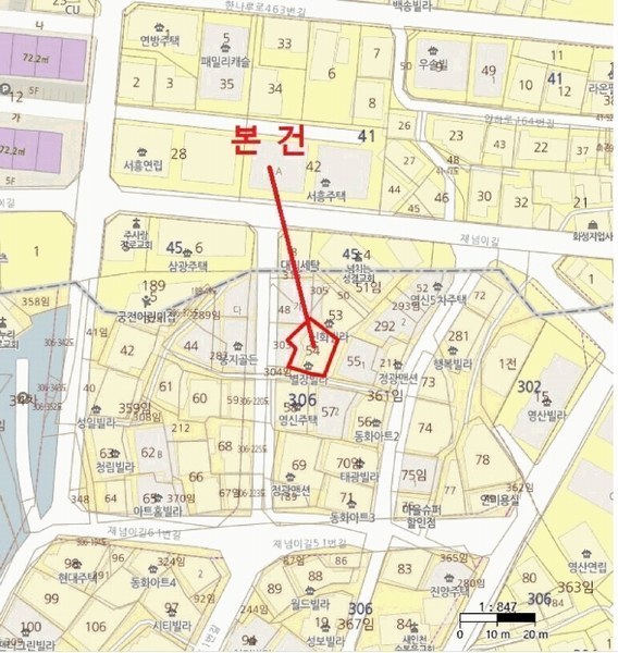2025타경513501 인천광역시 미추홀구 재넘이길51번길 7-5, 별장그린빌라 지하층 02호 다세대(빌라) 경매 이미지