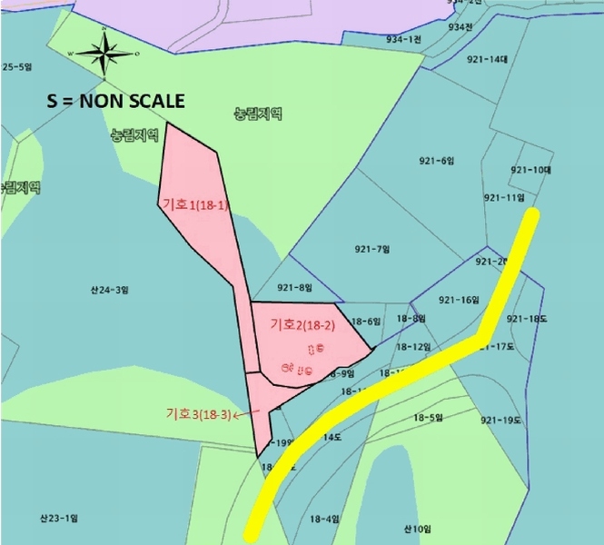 2025타경50980 충청남도 서산시 성연면 오사리 18-1 임야 경매 이미지