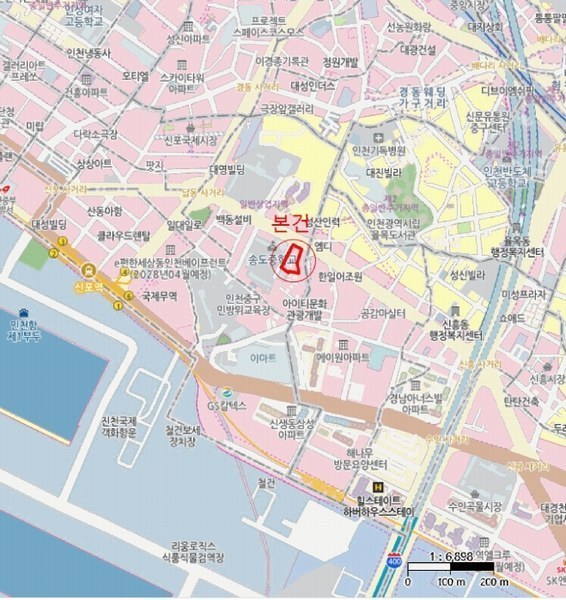 2025타경513830 인천광역시 중구 제물량로 121-1, 아르누보 13층 1305호 오피스텔 경매 이미지