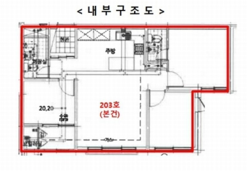 2024타경500075 인천광역시 계양구 아나지로248번길 5, 비케이디센트 비동 2층 203호 오피스텔 경매 이미지