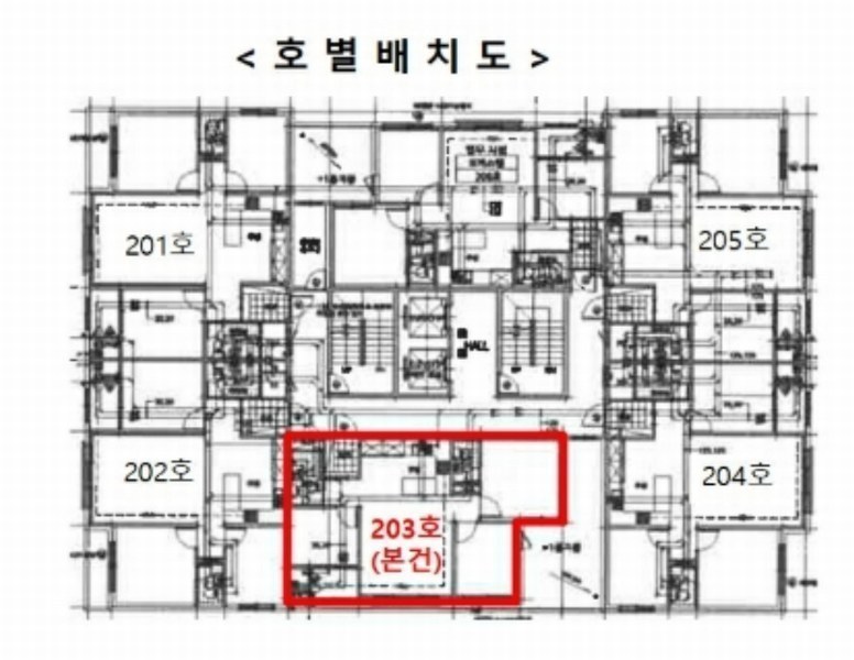2024타경500075 인천광역시 계양구 아나지로248번길 5, 비케이디센트 비동 2층 203호 오피스텔 경매 이미지