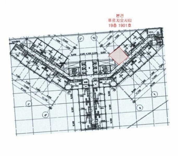 2024타경582138 인천광역시 남동구 청능대로 596, 푸르지오시티 19층 1901호 오피스텔[계약32평형] 경매 이미지