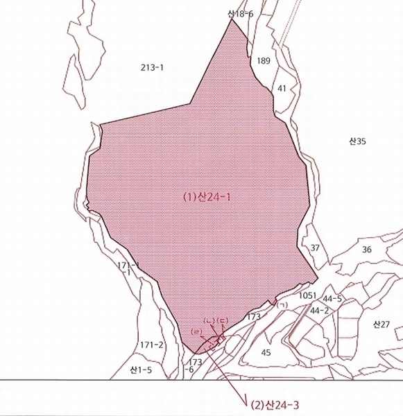 2025타경987 경상남도 양산시 매곡동 산24-1 임야 경매 이미지