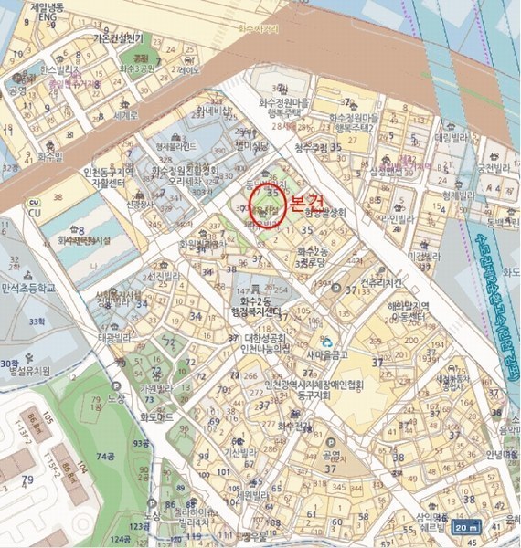 2025타경505558 인천광역시 동구 화수로 77-8, 바우빌라 4층 402호 다세대(빌라)[공급9평형] 경매 이미지