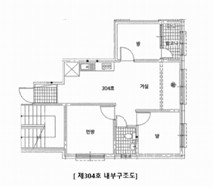 2025타경51017 서울특별시 은평구 갈현로11길 6-6, 호안빌 3층 304호 다세대(빌라)[공급17평형] 경매 이미지